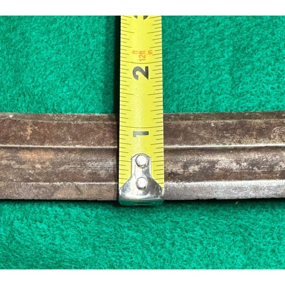 Vintage Ohio Tool Co 9" Draw Knife Woodworking Tool Wooden Handles Steel Blade - Picture 5 of 7